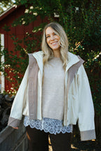 Chilton Bubble Hem Jacket