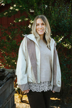 Chilton Bubble Hem Jacket
