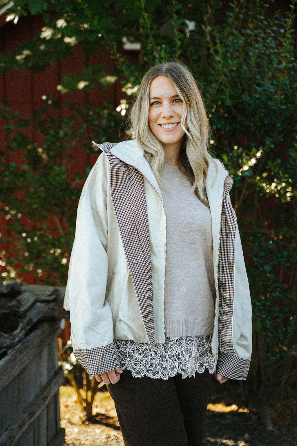 Chilton Bubble Hem Jacket