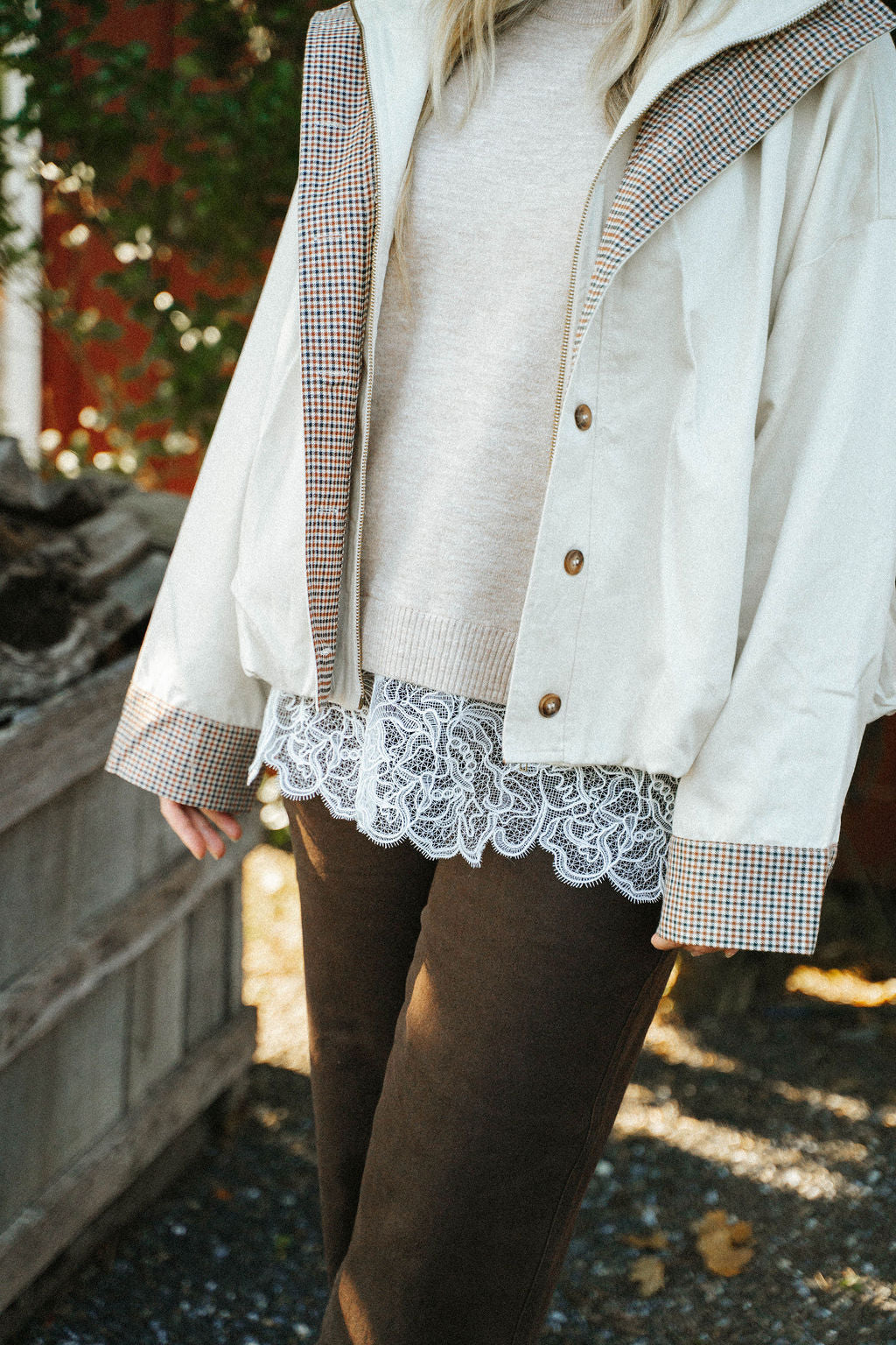 Chilton Bubble Hem Jacket