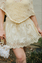 Sunlit Eyelet Skort