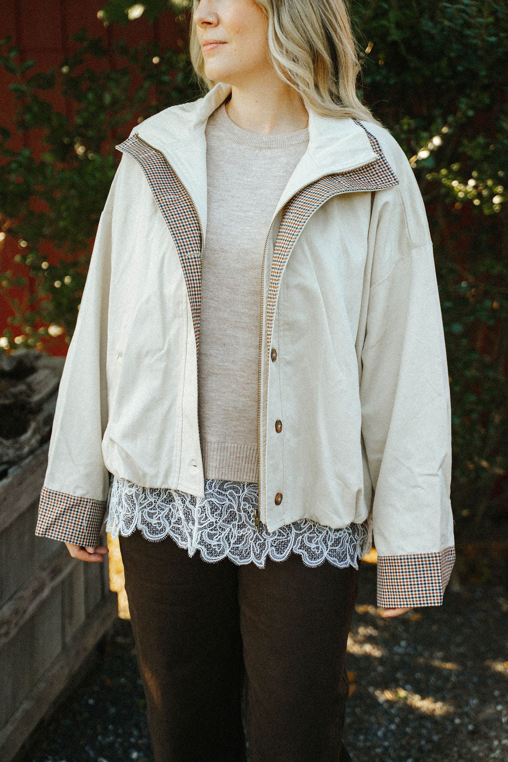 Chilton Bubble Hem Jacket