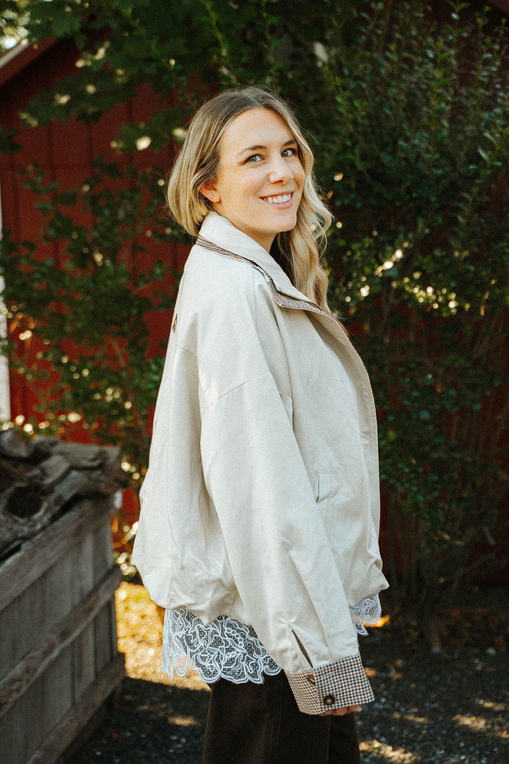 Chilton Bubble Hem Jacket