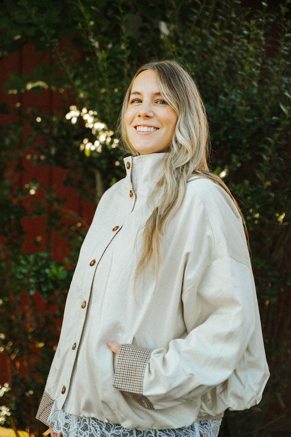 Chilton Bubble Hem Jacket