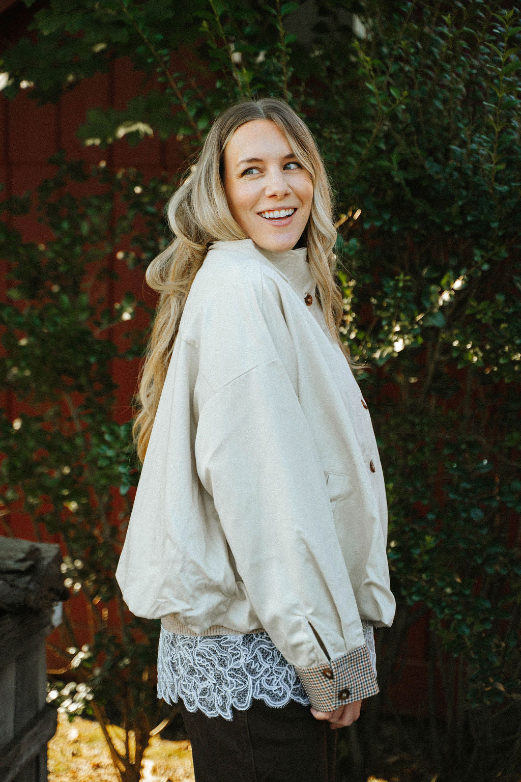 Chilton Bubble Hem Jacket