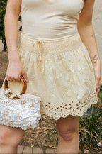 Sunlit Eyelet Skort