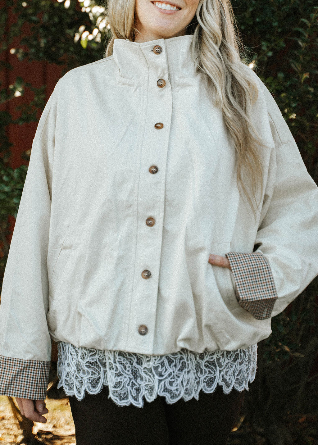 Chilton Bubble Hem Jacket