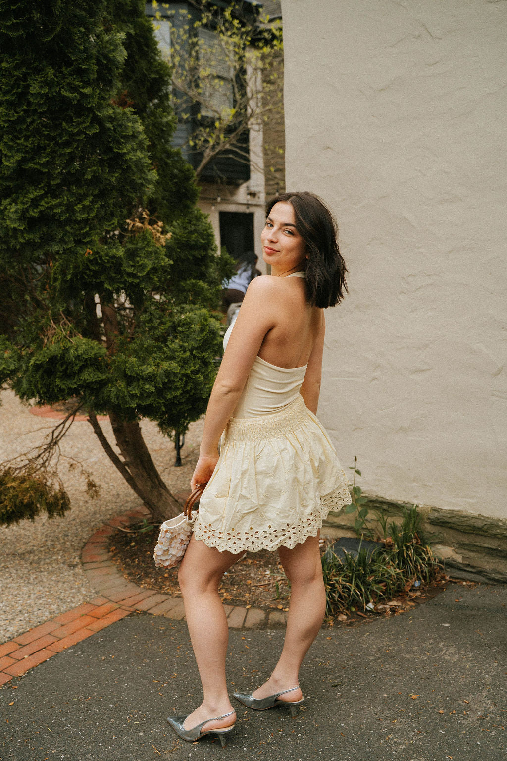 Butter Yellow Halter Top