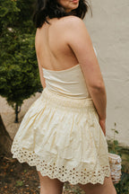 Sunlit Eyelet Skort