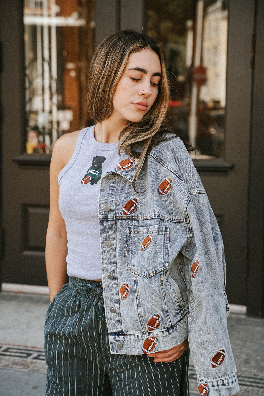 Touchdown Football Embroidered Jacket