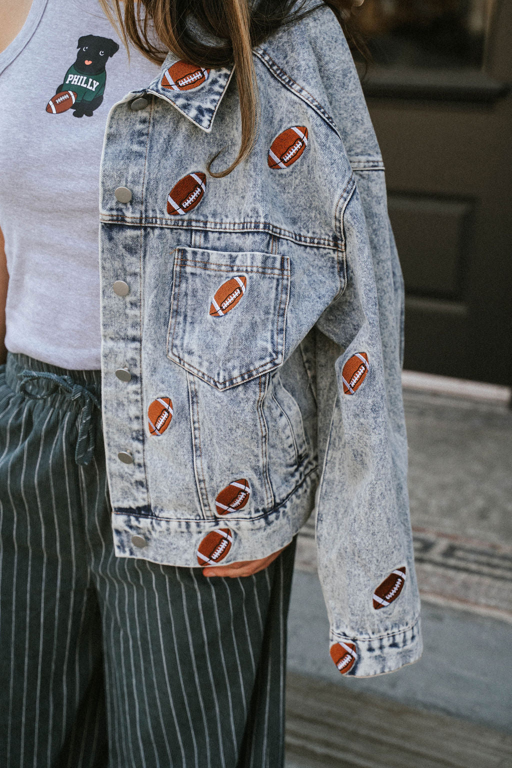 Touchdown Football Embroidered Jacket