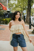 Sunny Ruffle Halter