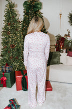 Pink Holiday Pajamas Pants
