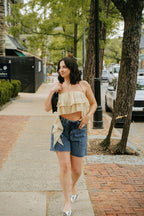 Sunny Ruffle Halter