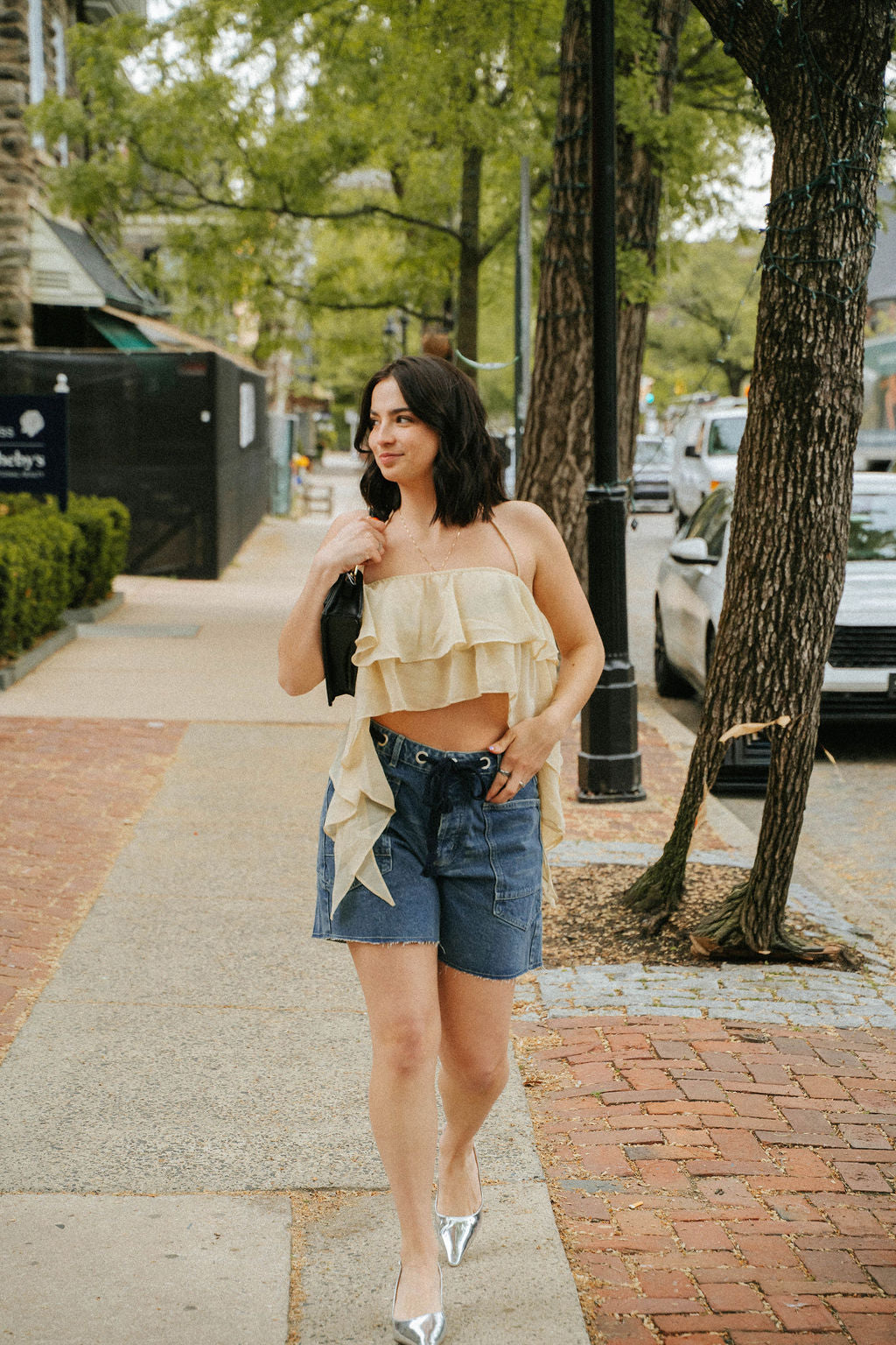 Sunny Ruffle Halter