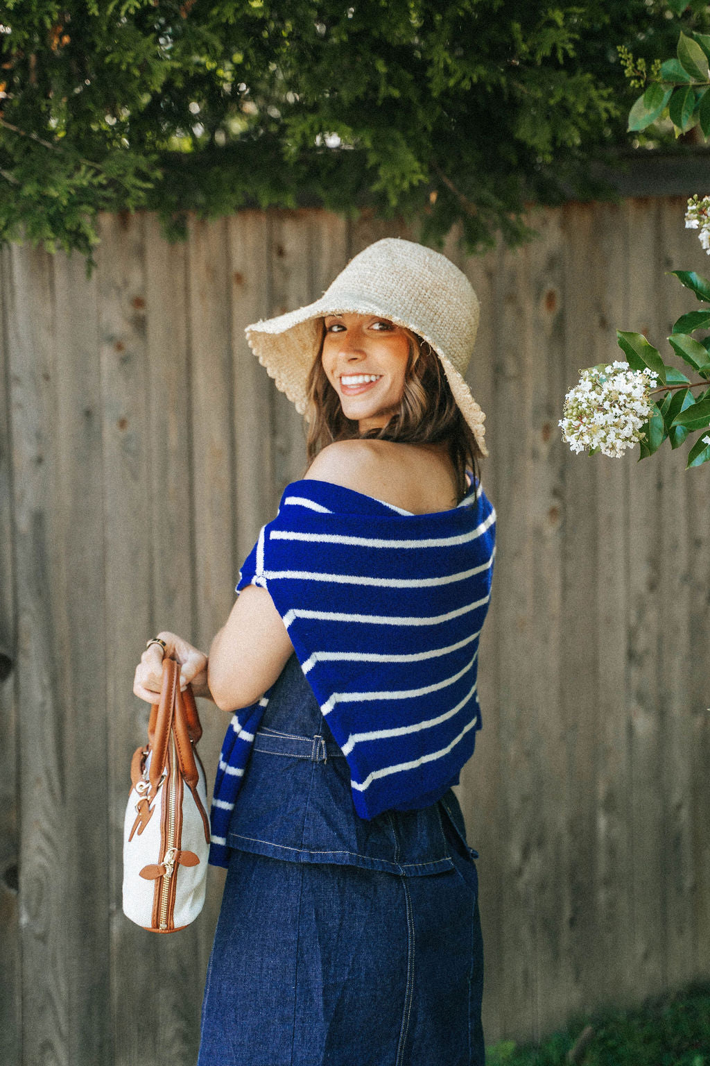 Harbor Denim Belted Mini Dress