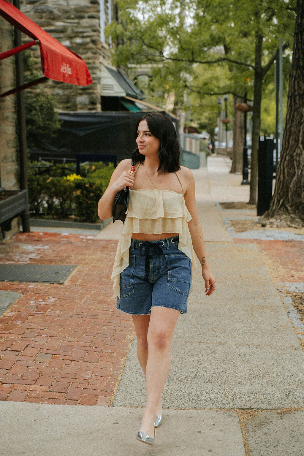 Sunny Ruffle Halter