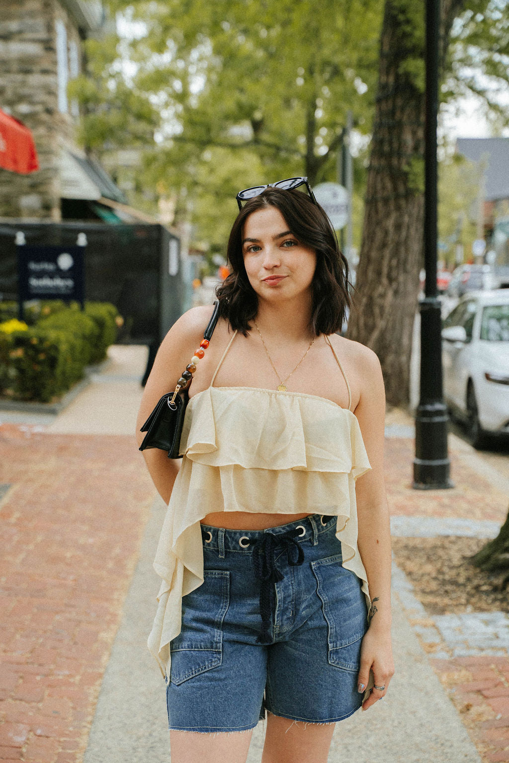 Sunny Ruffle Halter