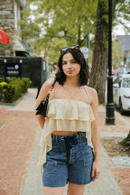 Sunny Ruffle Halter