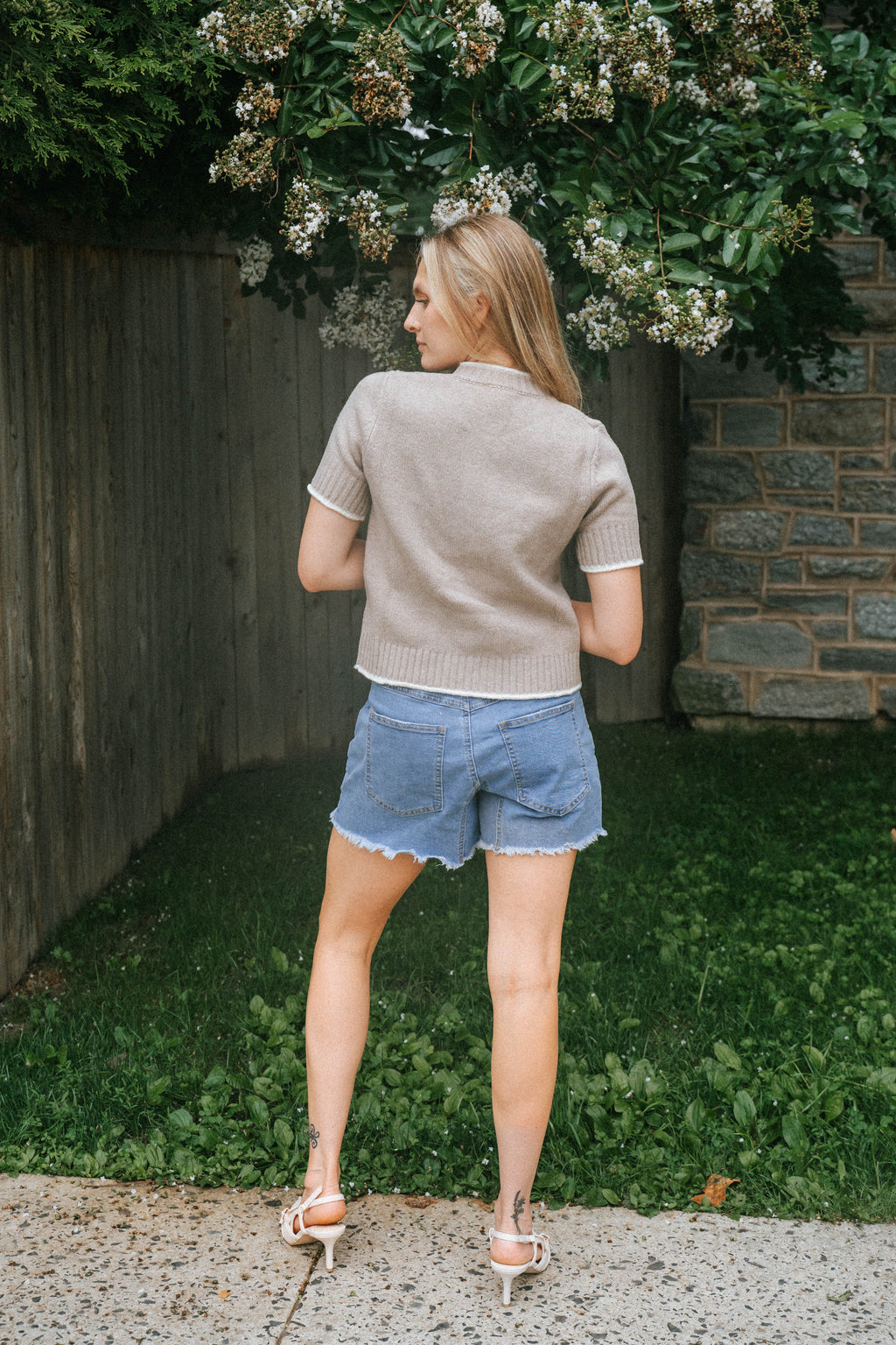 Elena Knit Cardigan Top