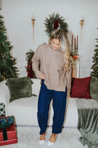 Mocha Luxe Turtleneck Sweater