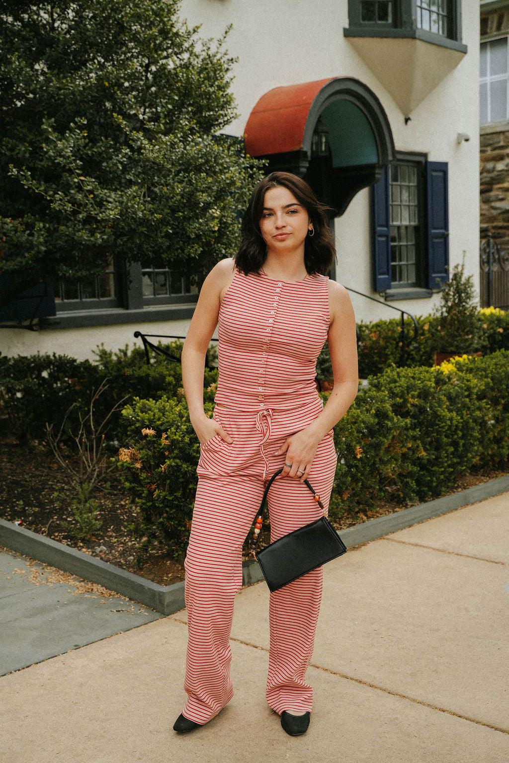 Sunset Stroll Striped Pants