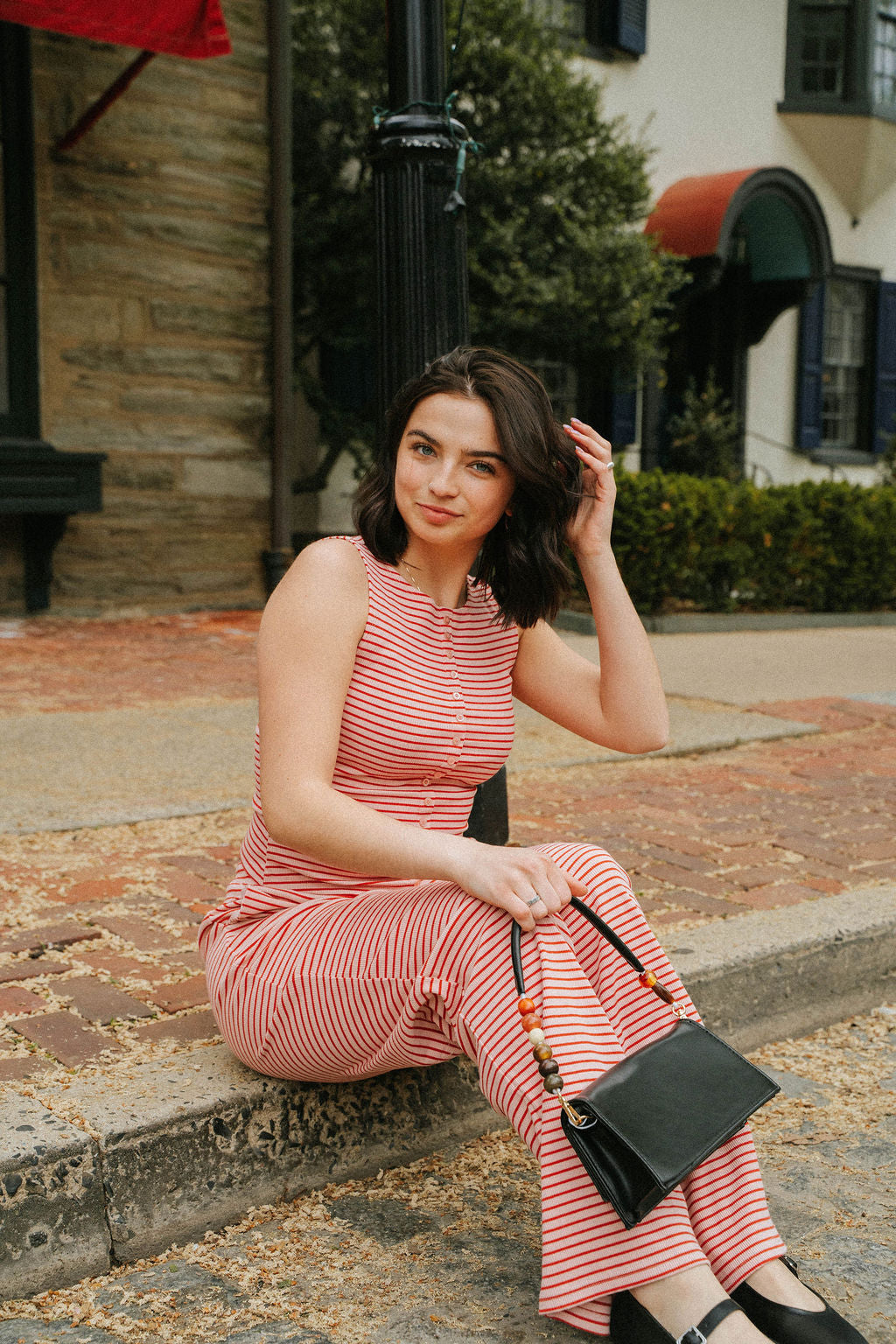 Sunset Stroll Striped Pants