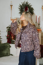 Wild Luxe Leopard Puffer