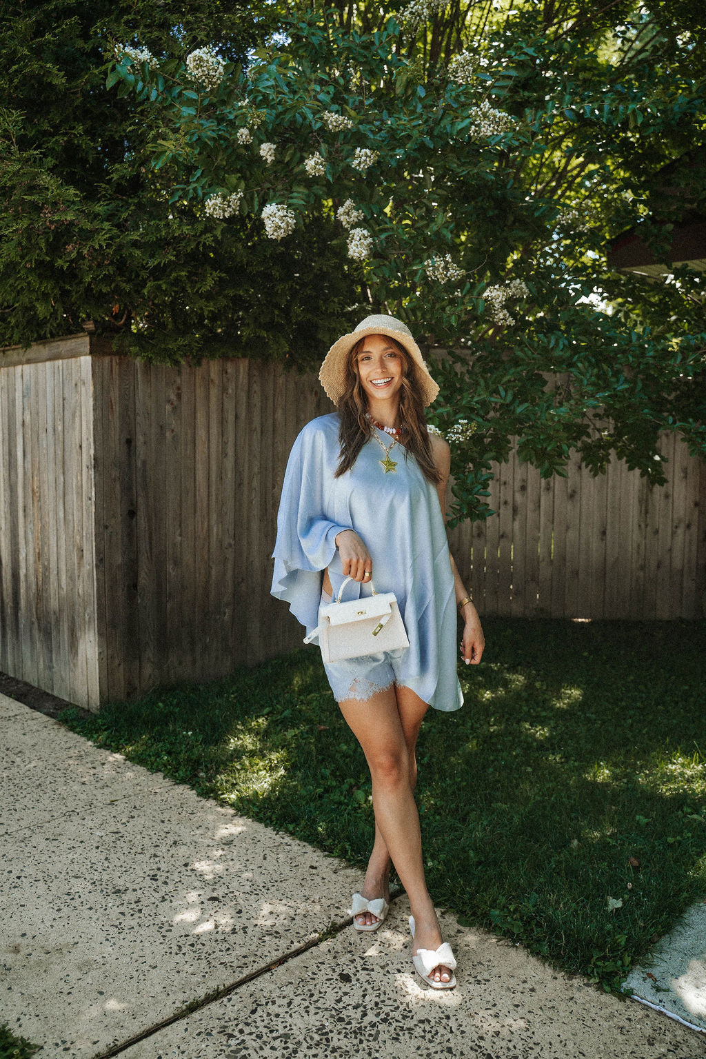 East Coast Breeze One-Shoulder Top