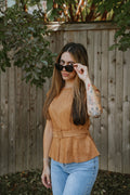 Ophelia Suede Top
