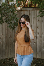 Ophelia Suede Top