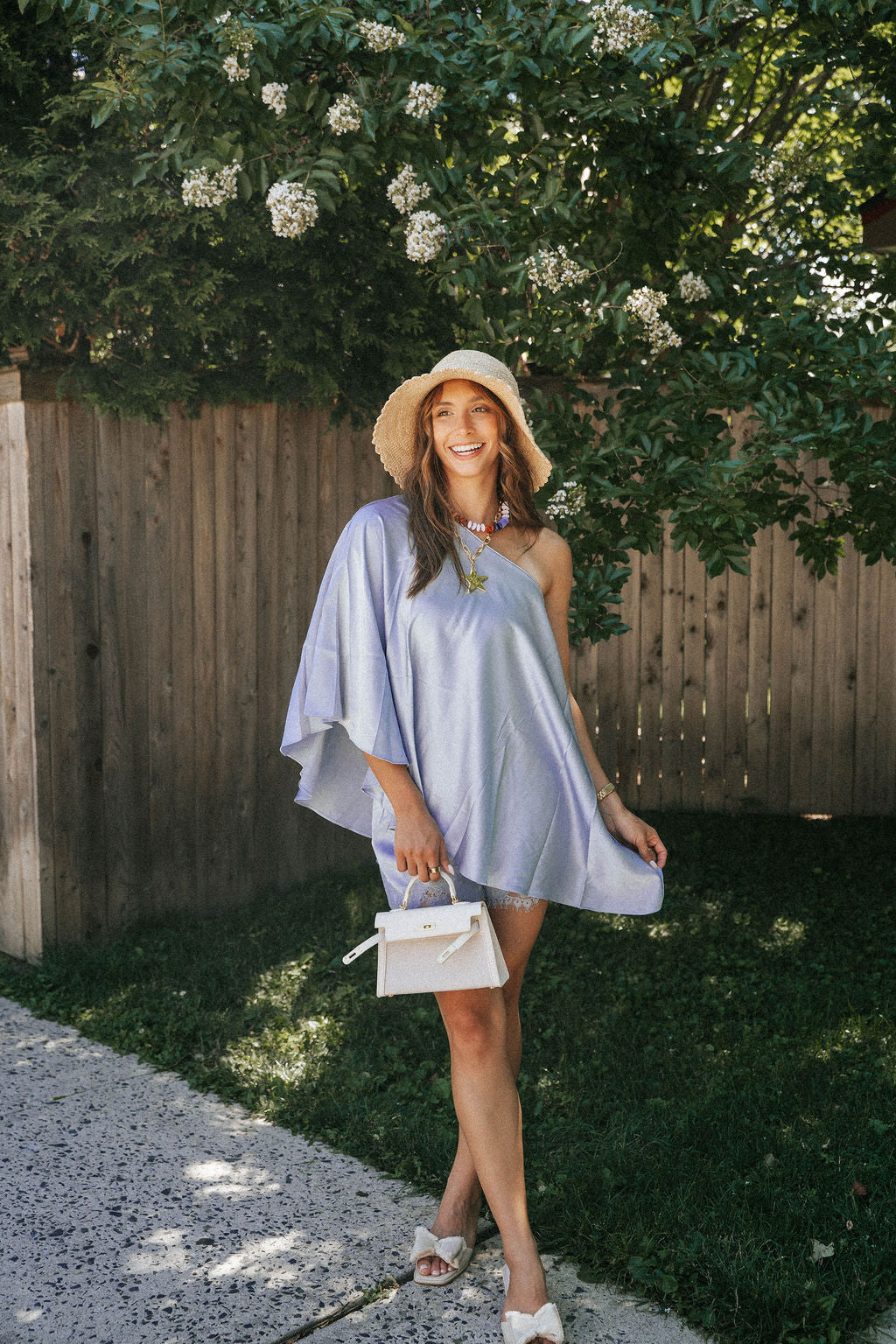 East Coast Breeze One-Shoulder Top