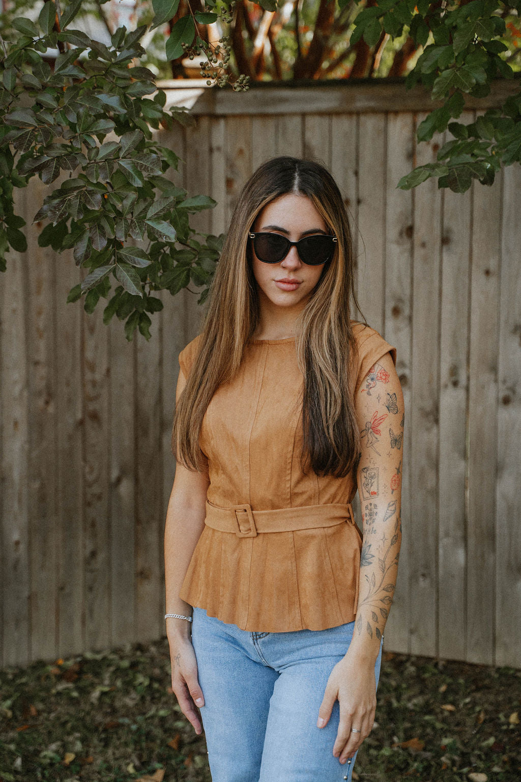 Ophelia Suede Top