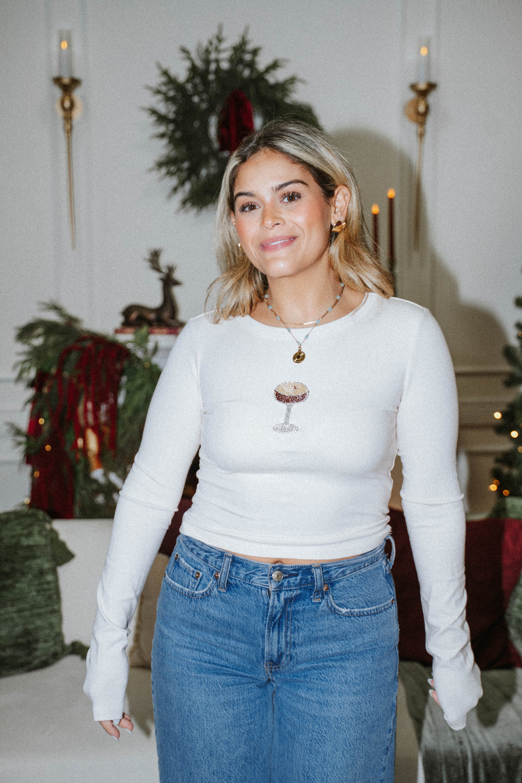 Espresso Martini Long Sleeve- Tan Beige