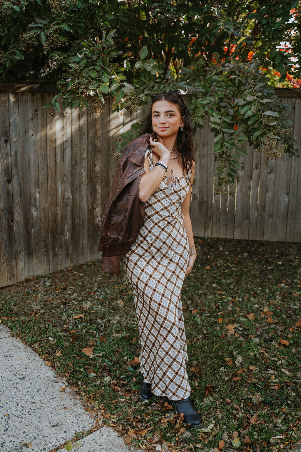 Thankful Plaid Dress