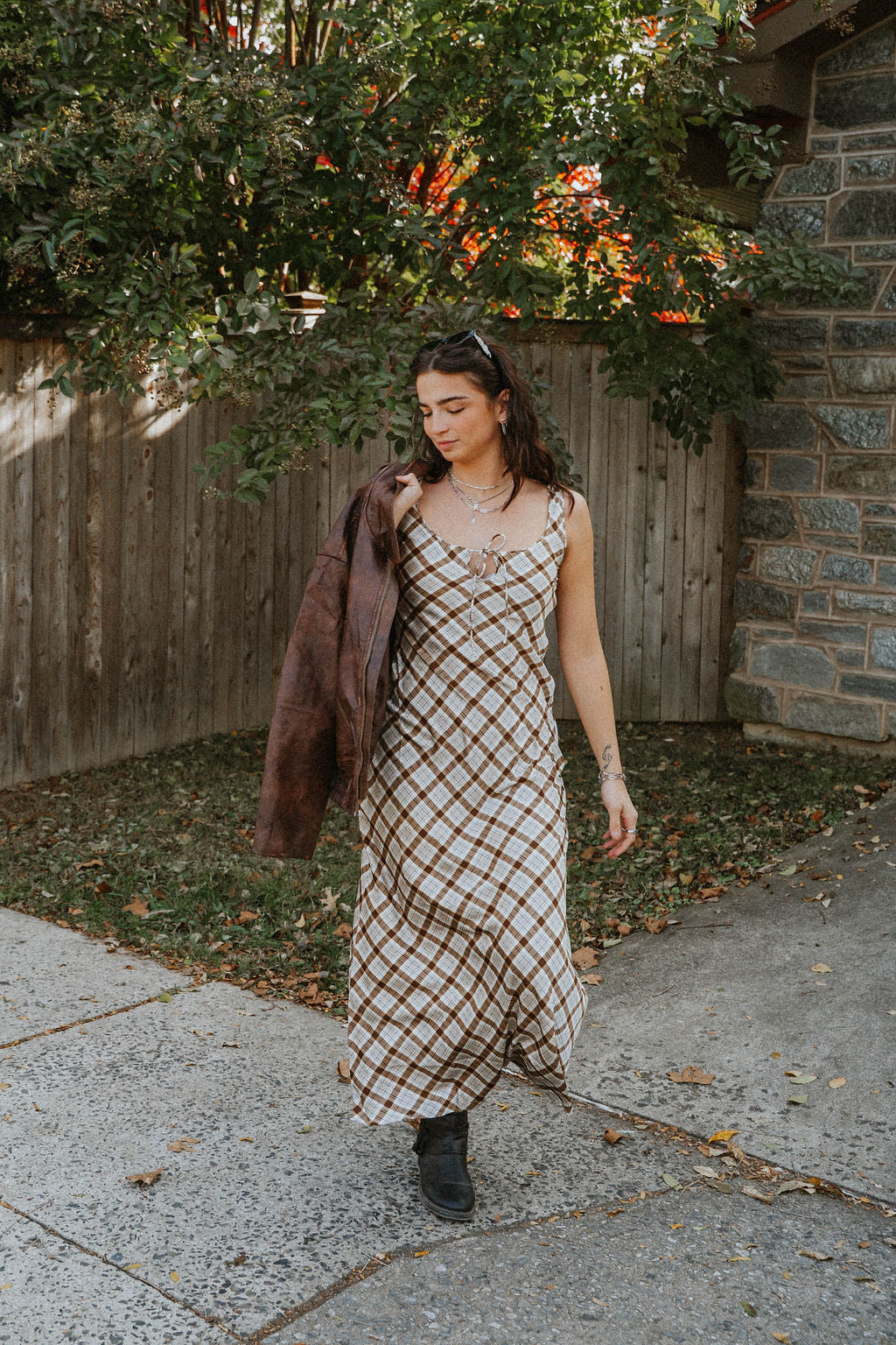 Thankful Plaid Dress