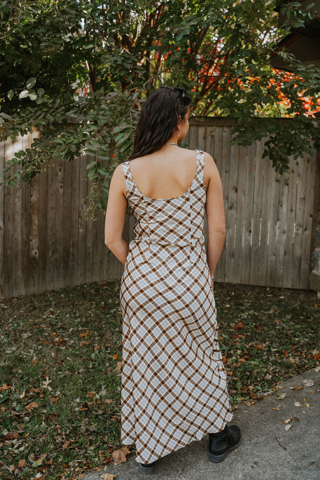 Thankful Plaid Dress