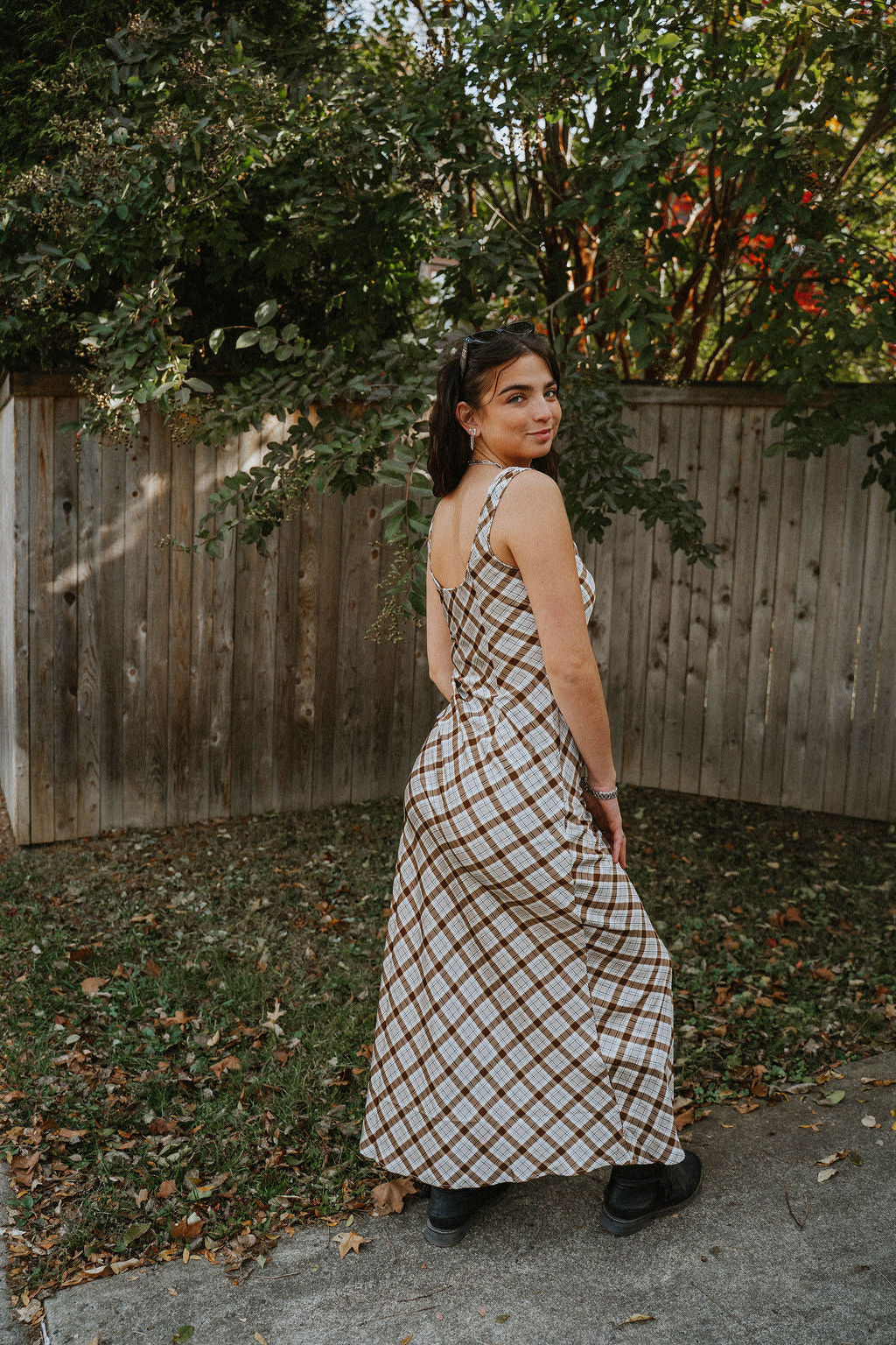 Thankful Plaid Dress