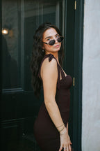 Emilia Dress – Chocolate