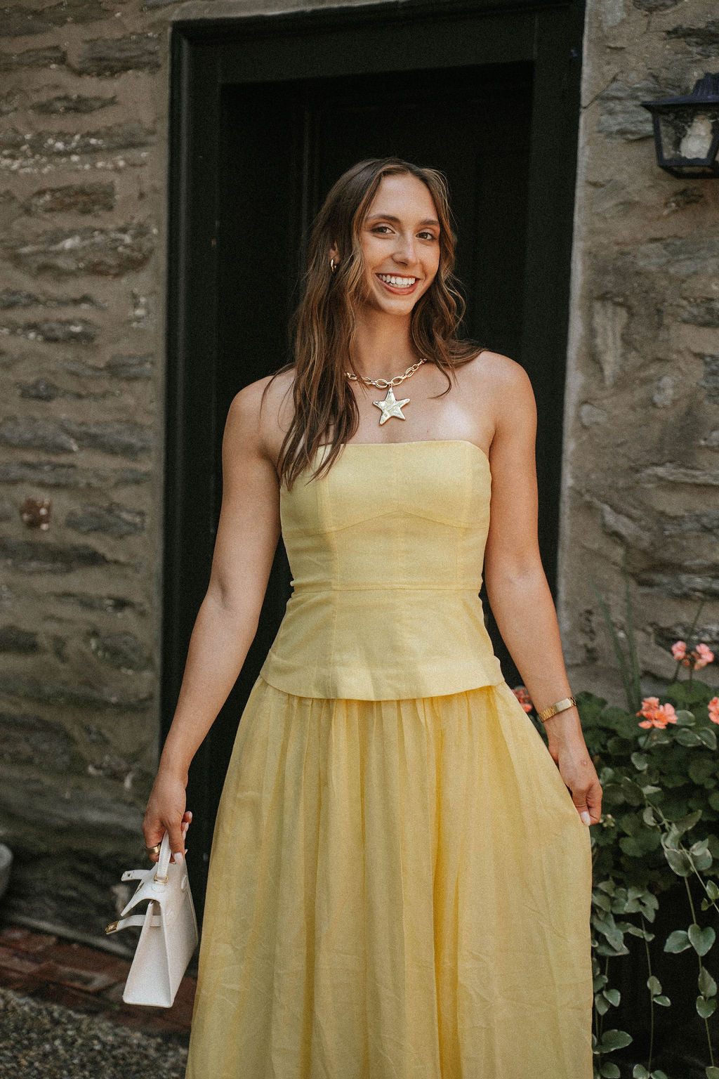 Weekend Social Midi Dress- Butter Yellow