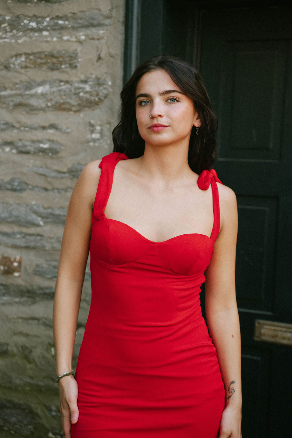 coco red dress CLO-LA Coco Mini Dress