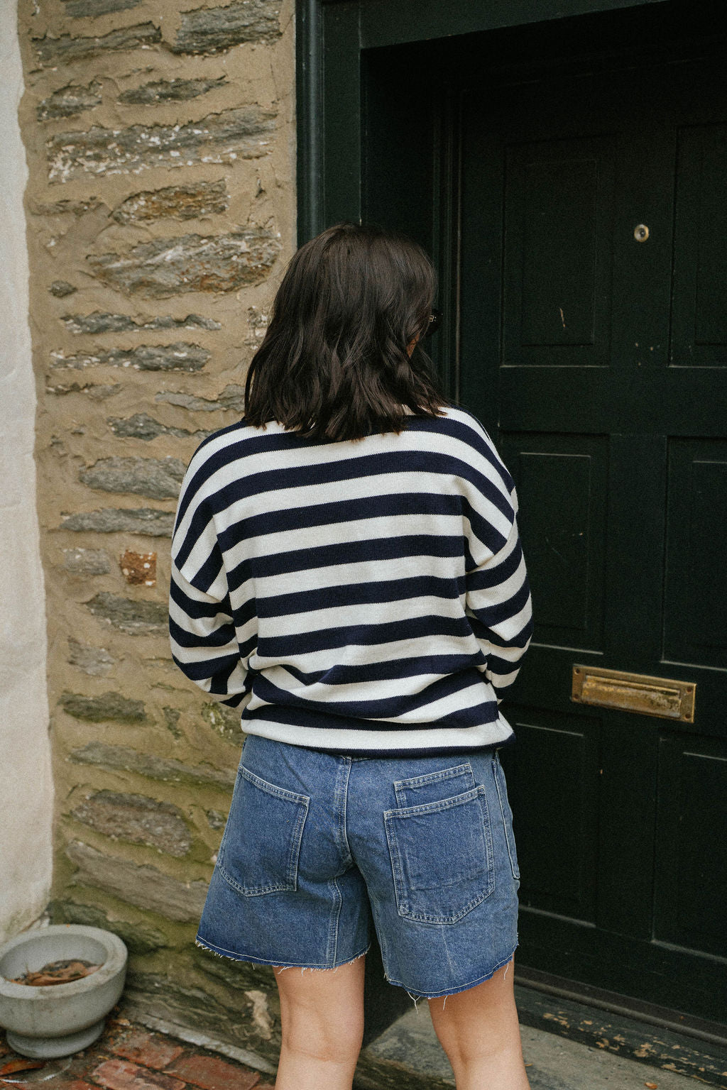 USA Stripe Knit Sweater