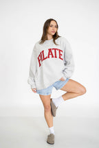 PILATES & YOGA Reversible Mockneck Sweatshirt