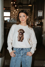 After Hours Doodle Pup Sweater