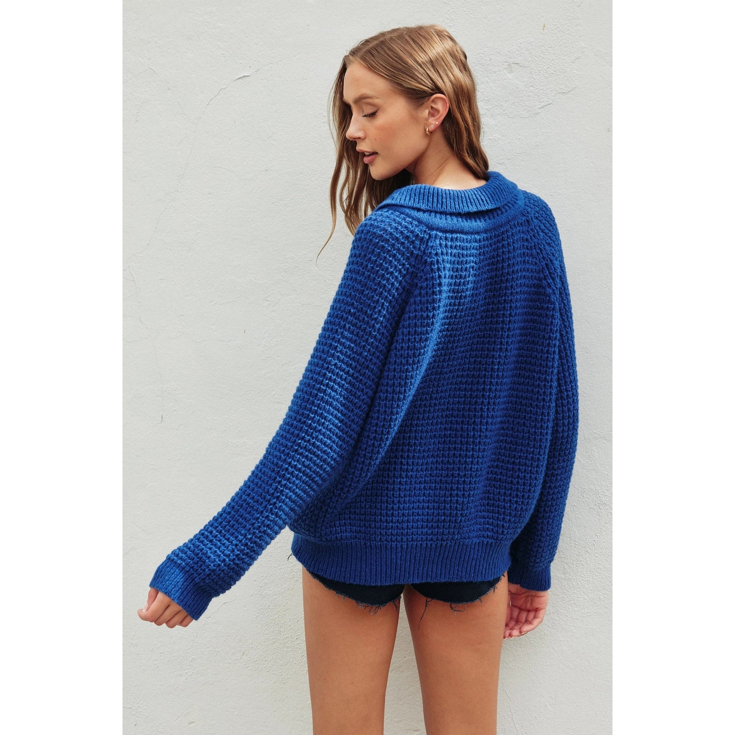 Sapphire Oversized Knitted Sweater