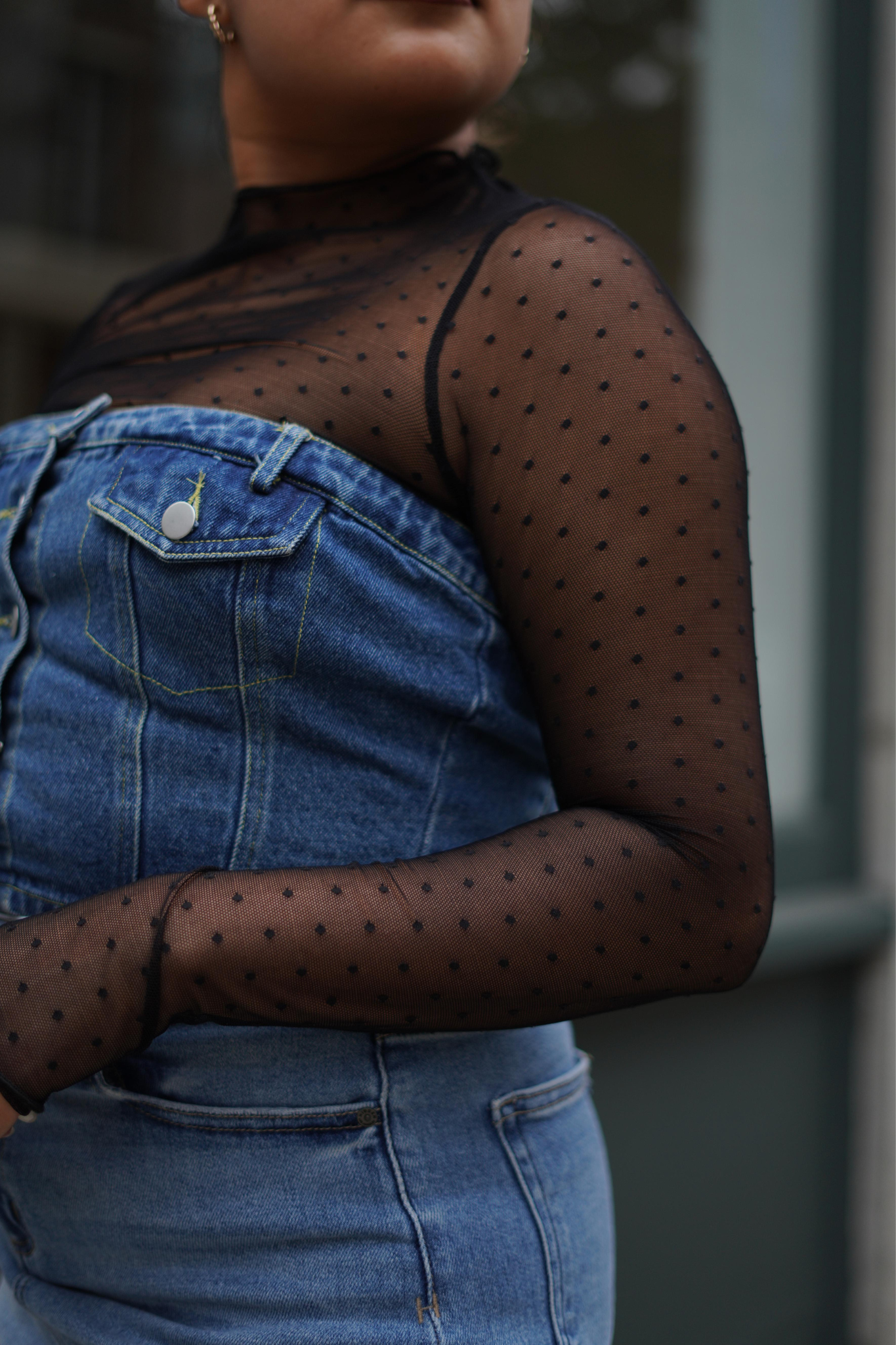 Dotted Mesh Top