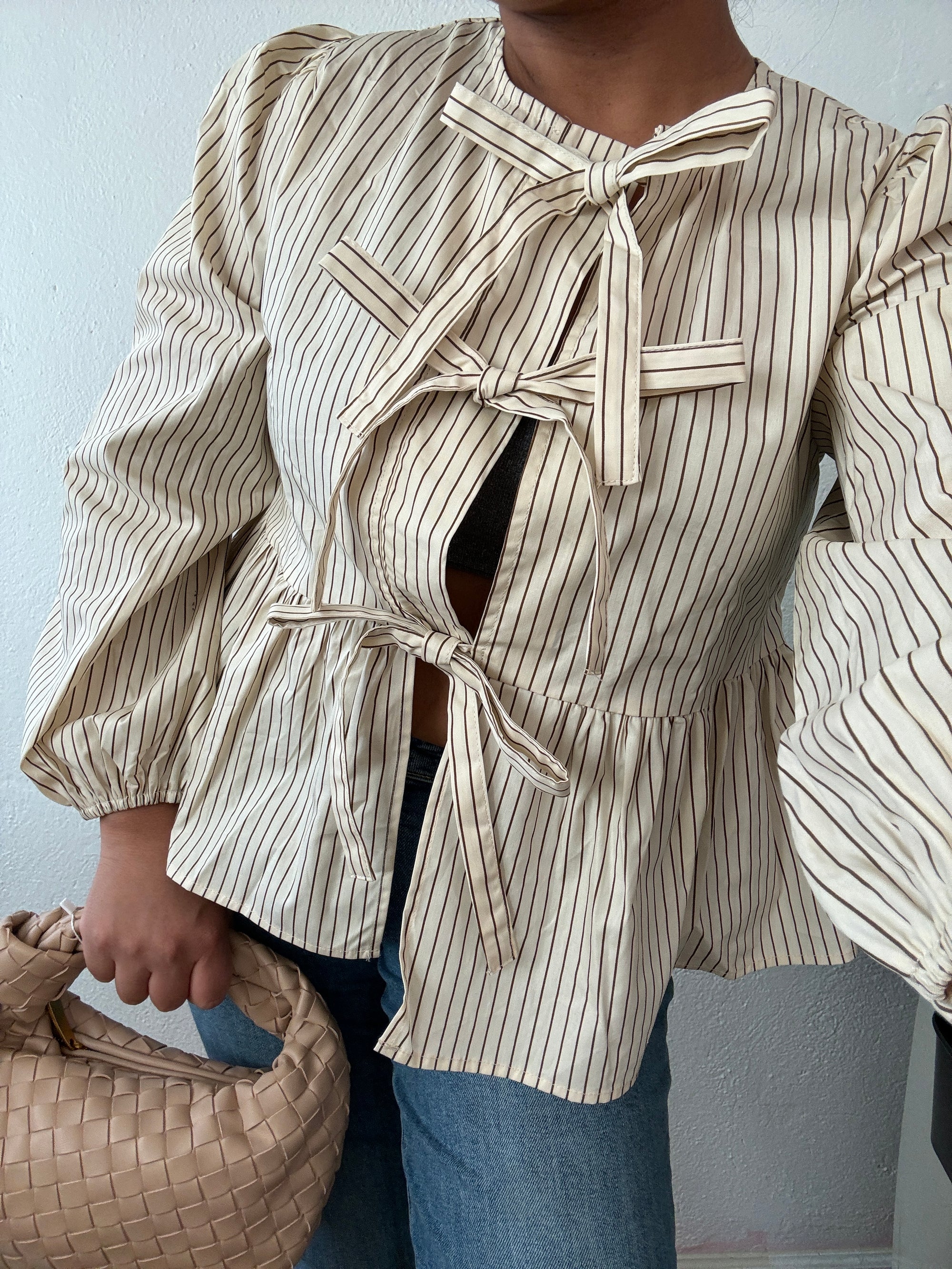 Auburn Front Tie Blouse