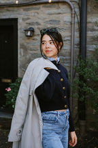 Rowan Knit Cardigan – Navy