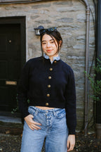 Rowan Knit Cardigan – Navy