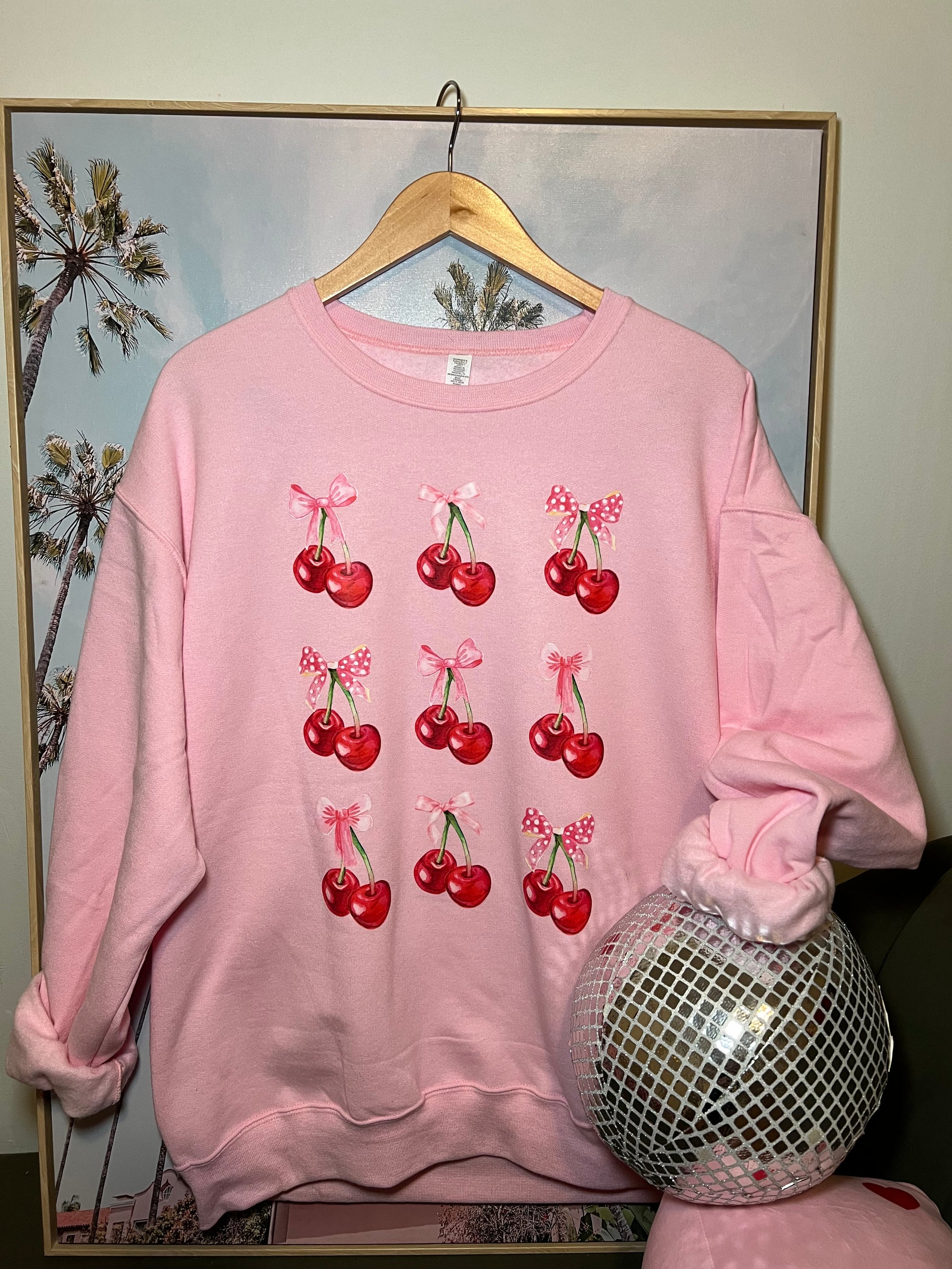 Coquette Cherries Sweater